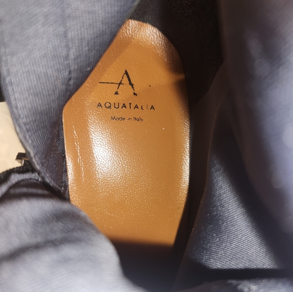 Aquatalia Made In Italy Knee High Leather Boots Size 9 - Picture 13 of 13